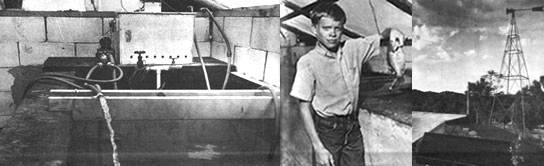 
A collage of pictures of the aquaculture system.

